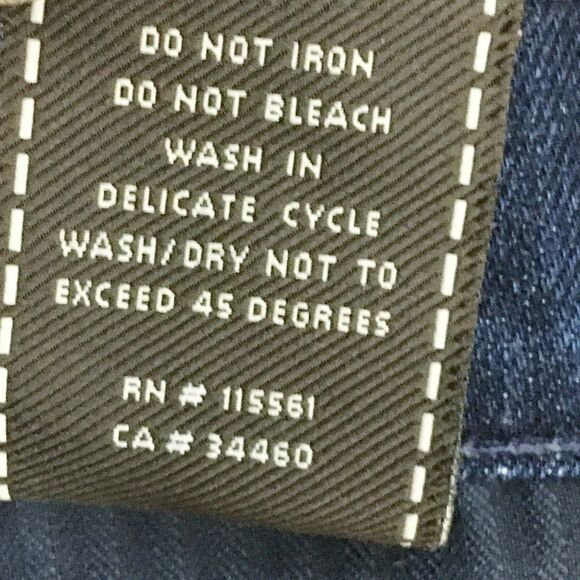 7 For All Mankind Bootcut Jeans Denmark Chain Link Embroidered Pockets Size 29 S - Picture 13 of 13